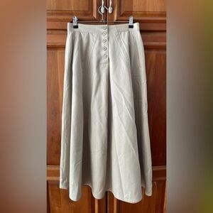 Giorgio Armani Cream Maxi Skirt